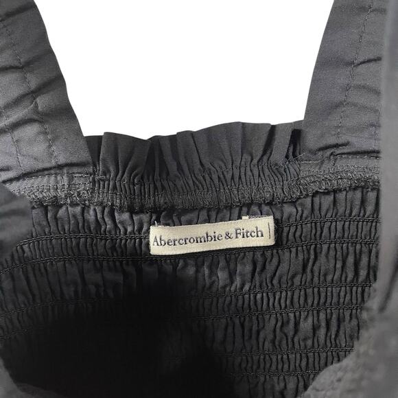 Abercrombie & Fitch Black Sundress Tiered Midi Medium Petite Tank - Picture 5 of 9